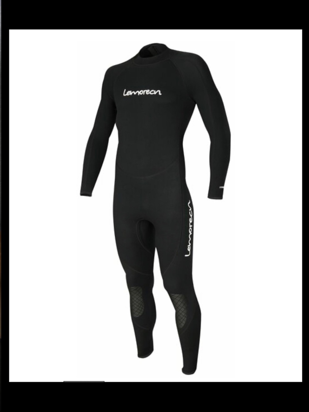 Men's Full-Body Black Wetsuit